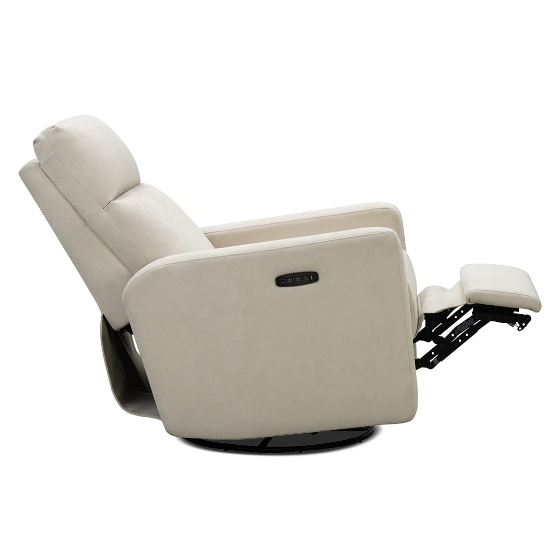 Nurture& The Glider Plus - Premium Nursery Power Recliner | Swivel Chair with Adjustable Head Support and Adjustable Lumbar Support | Built-in USB - The Ultimate Comfort for Nursing, Relaxing (Ivory)