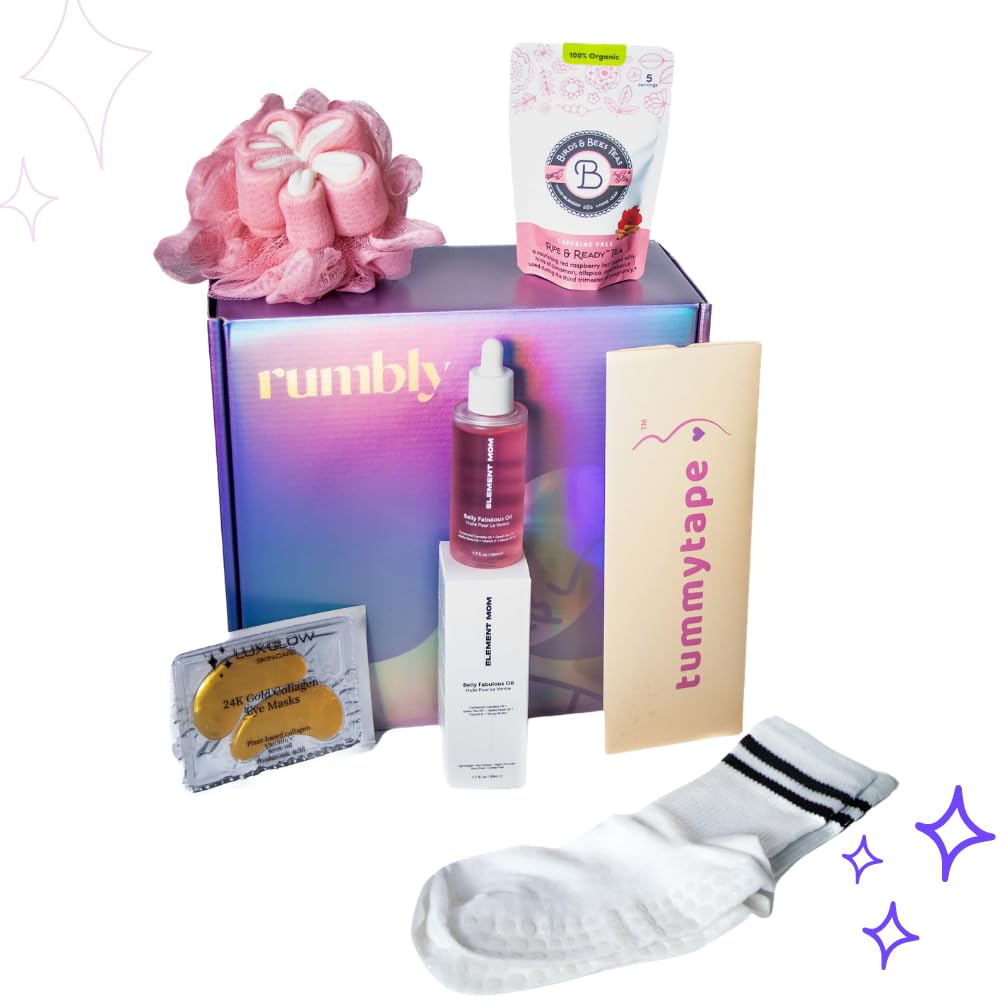 1st Trimester Mom-to-Be Essentials Box - Gift for Expecting Moms - Care Package with Essential New Mommy Items & Pregnancy Must-Haves