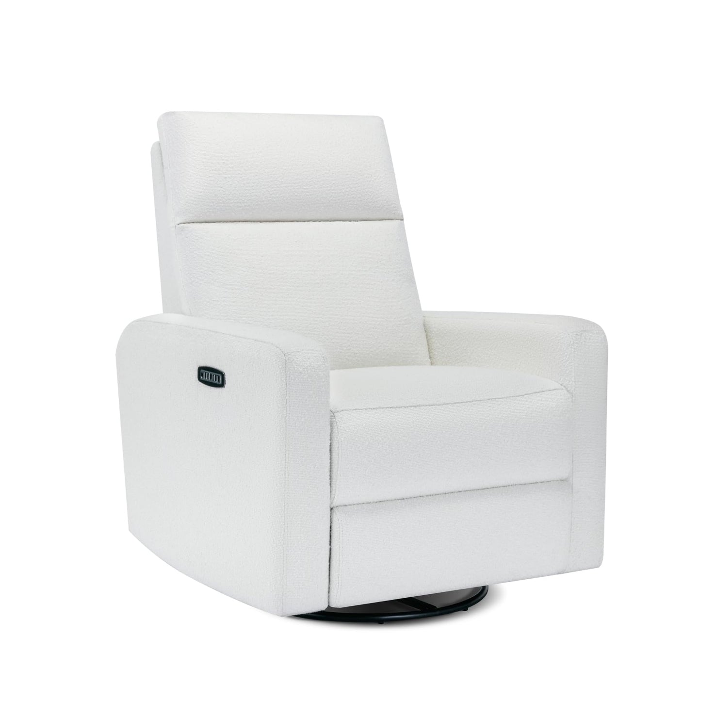 Nurture& The Glider Plus - Premium Nursery Power Recliner | Swivel Chair with Adjustable Head Support and Adjustable Lumbar Support | Built-in USB - The Ultimate Comfort for Nursing, Relaxing (Ivory)