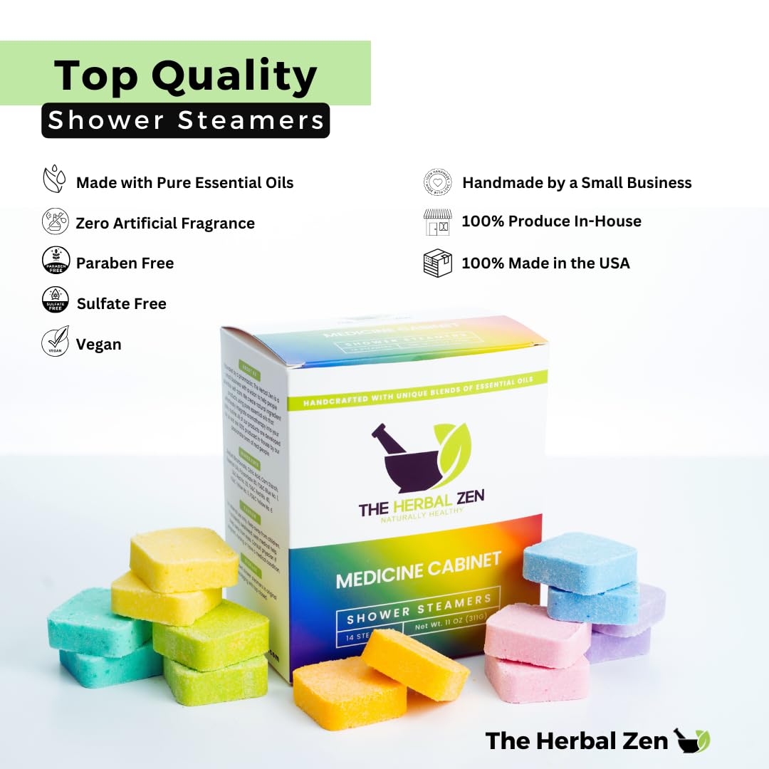 Shower Steamers Aromatherapy Variety Pack - Shower Bombs Made in the USA - Aromatherapy Bath Gifts for Women - Shower Steamers for Women - Shower Tablets Christmas Gift Stocking Stuffer