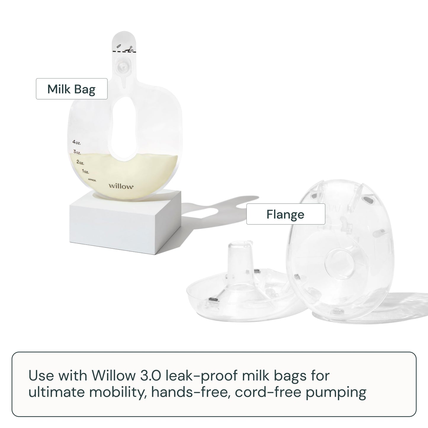 Willow 360 Wearable Double Electric Breast Pump - Wireless App Control Breast Pump with Smart Technology - The only Leak-Proof in Bra Breast Pump