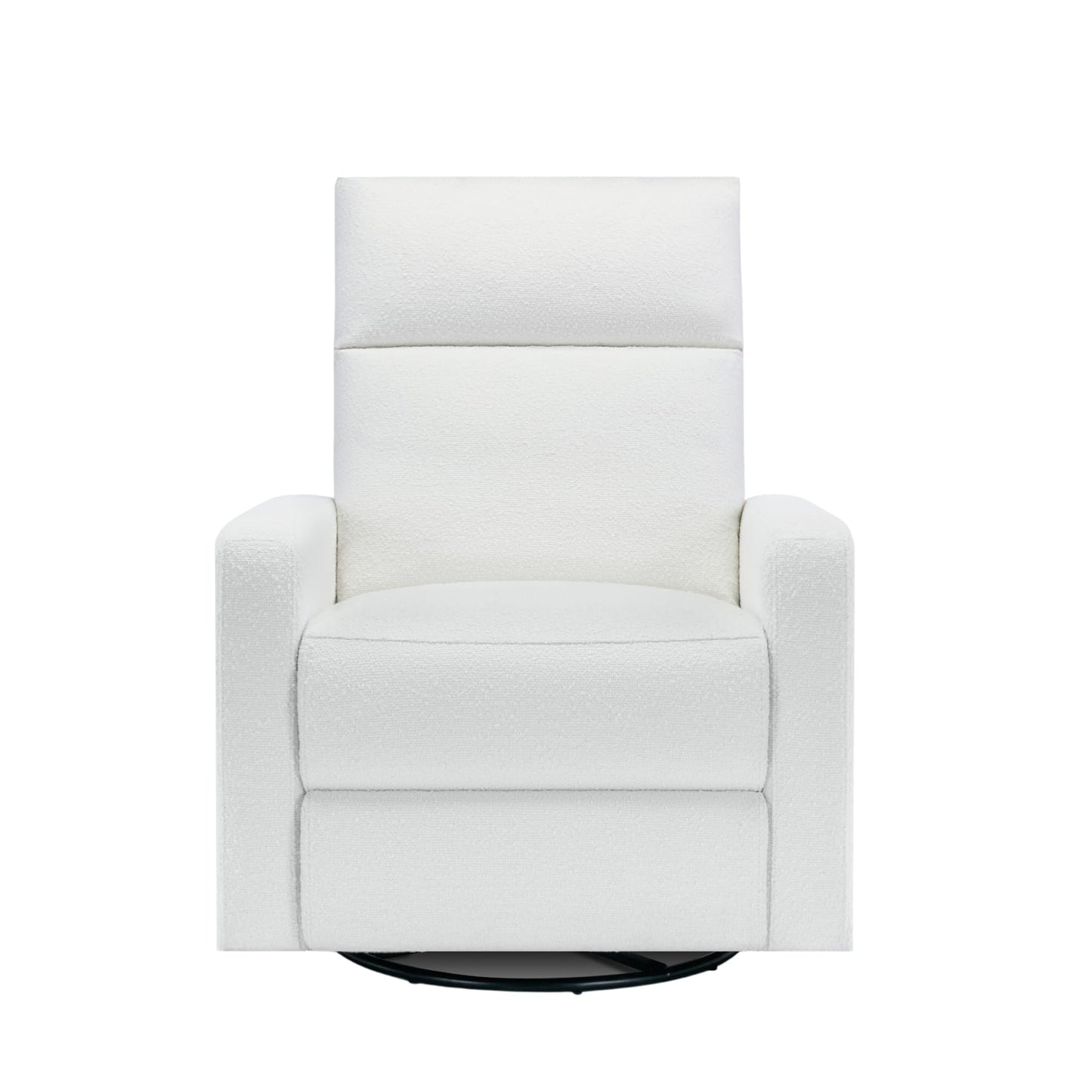 Nurture& The Glider Plus - Premium Nursery Power Recliner | Swivel Chair with Adjustable Head Support and Adjustable Lumbar Support | Built-in USB - The Ultimate Comfort for Nursing, Relaxing (Ivory)