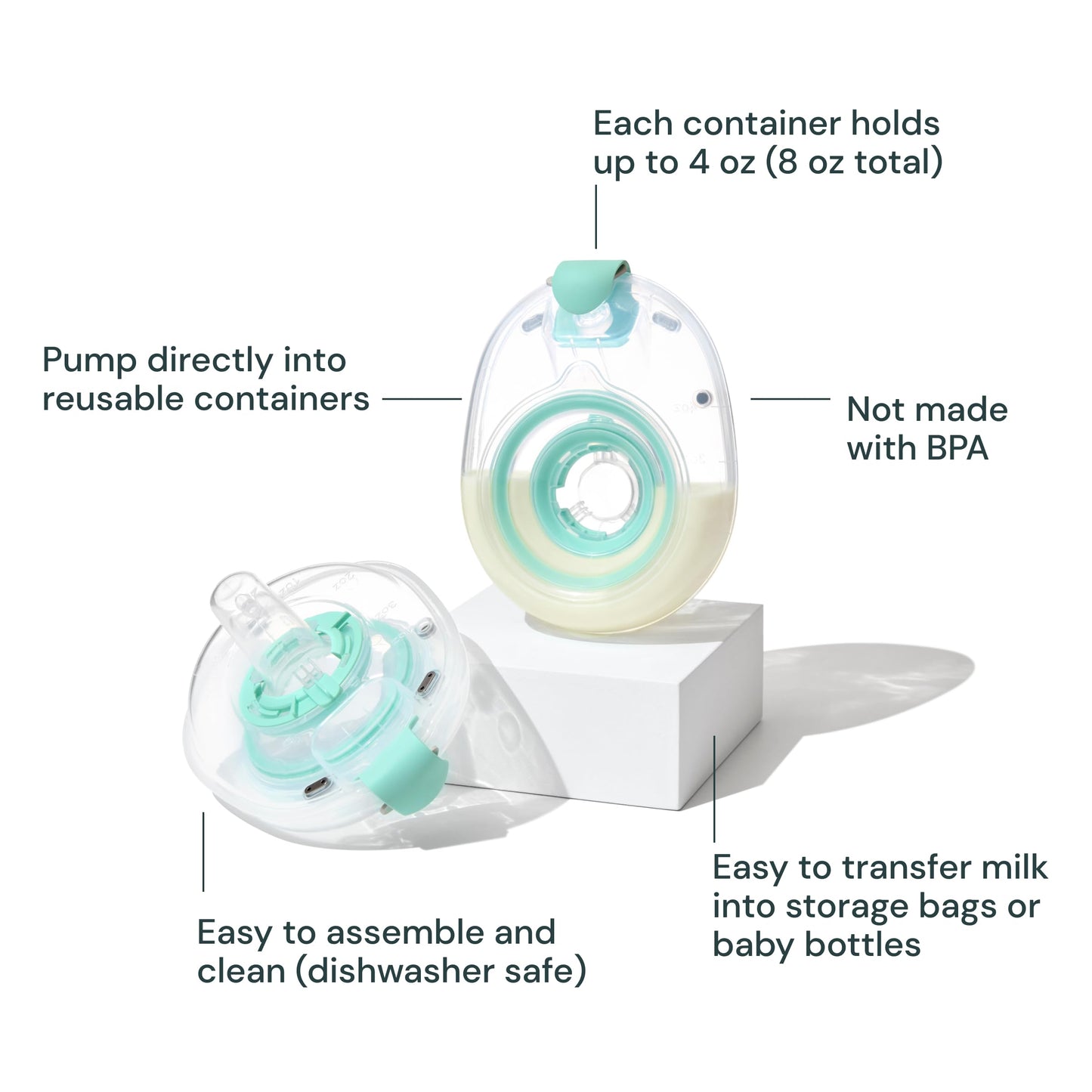 Willow 360 Wearable Double Electric Breast Pump - Wireless App Control Breast Pump with Smart Technology - The only Leak-Proof in Bra Breast Pump