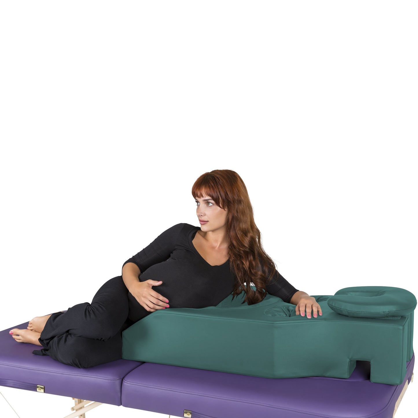 Earthlite Pregnancy Massage Cushion & Headrest - Full Body Pregnancy Bolster/Ideal After Breast Surgery & Lower Back Pain