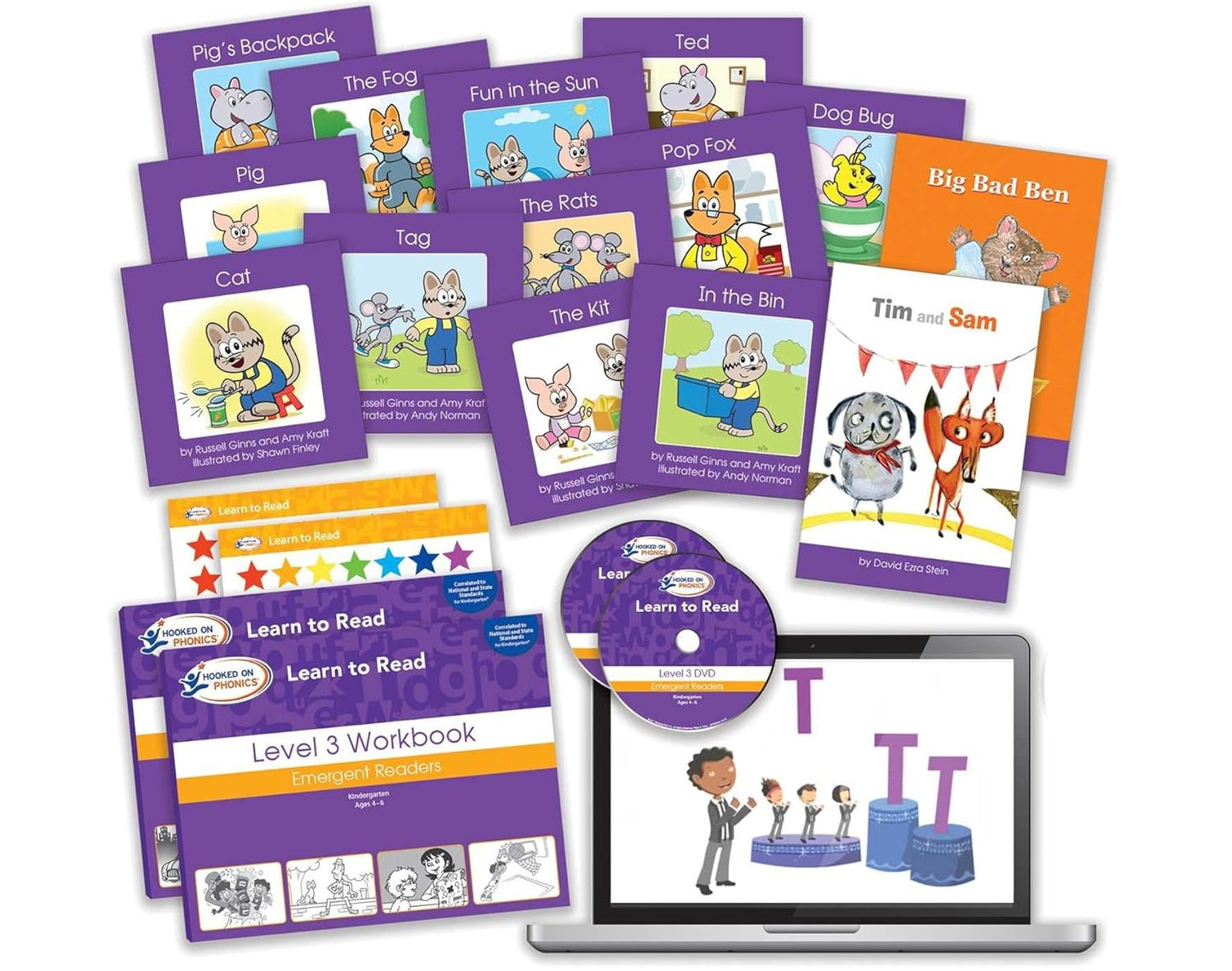 Hooked on Phonics Complete Learn to Read Kit (Pre-K through 2nd Grade | Ages 3-8)