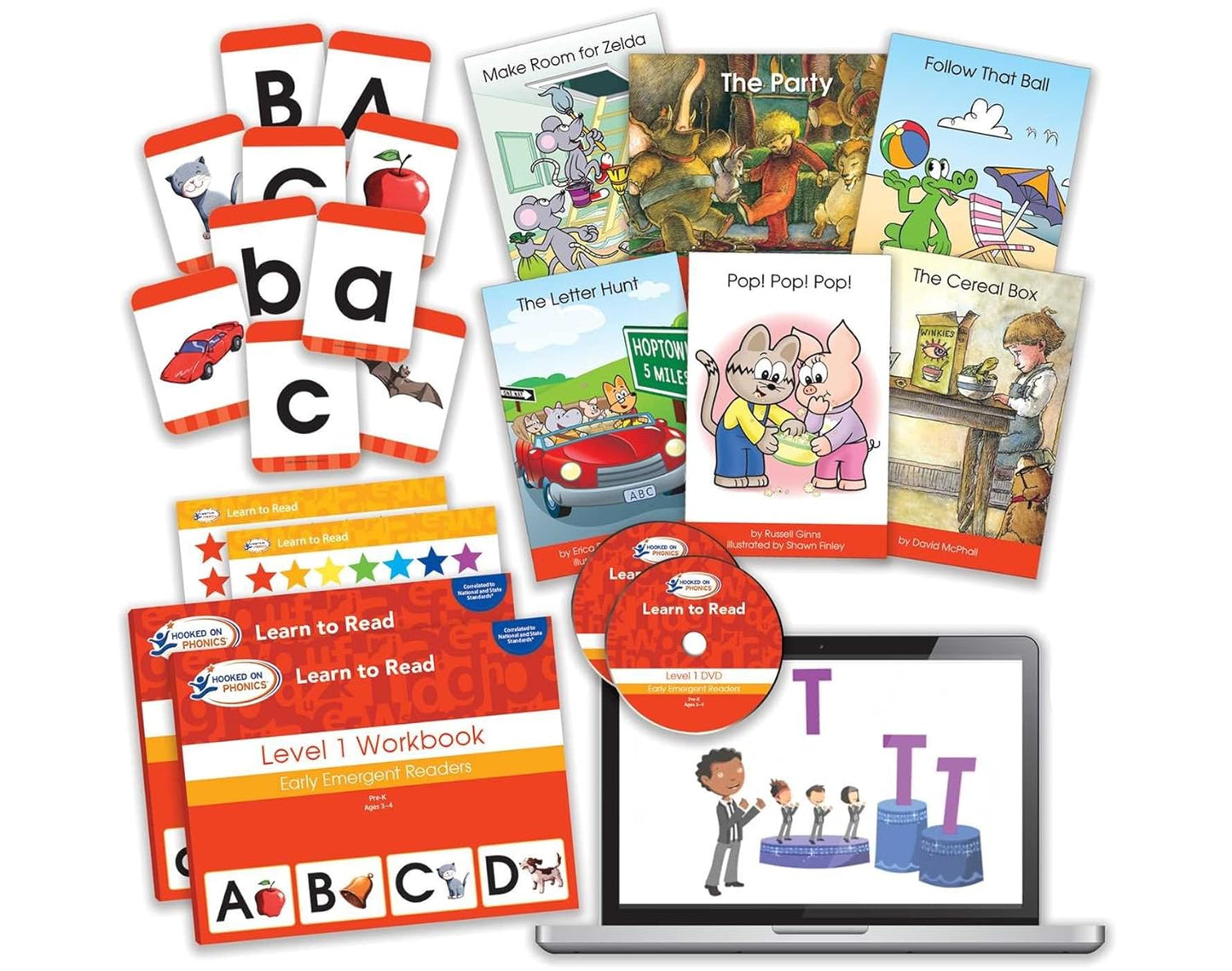 Hooked on Phonics Complete Learn to Read Kit (Pre-K through 2nd Grade | Ages 3-8)